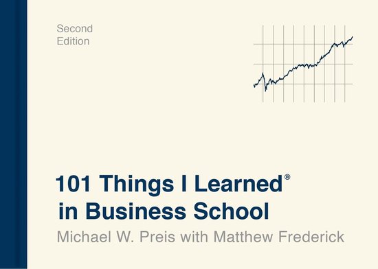 101 Things I Learned in Business School - cover