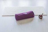 Yin Yoga mat Wol extra dik inclusief draagtas - 75 x 200cm extra breed en lang