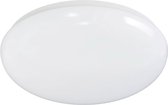 LED Plafondlamp - Aigi Arory - Opbouw Rond - 24W - Helder/Koud Wit 6300K - Mat Wit - Kunststof - BSE