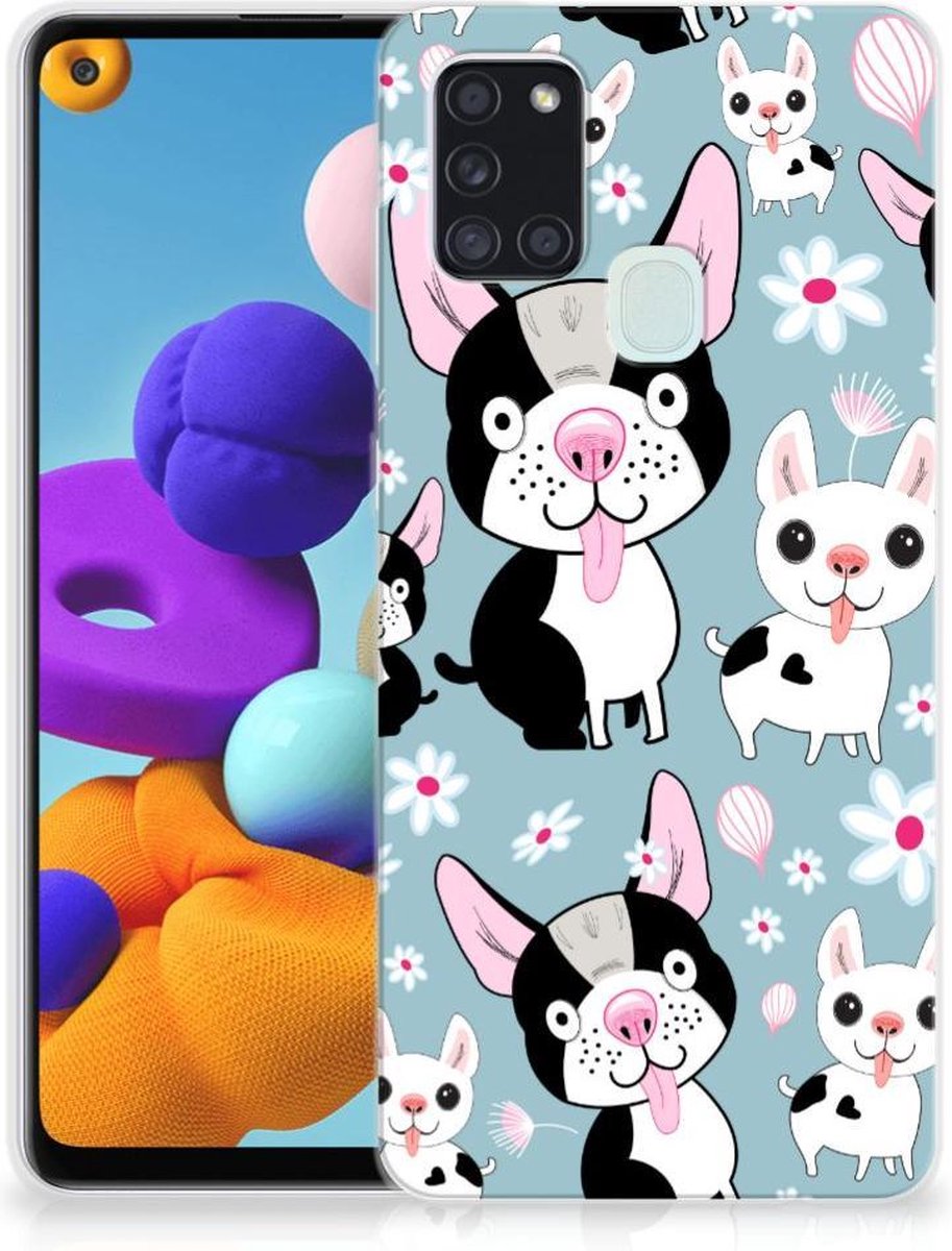 Samsung Galaxy A21s TPU Hoesje Hondjes