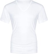 Mey Shirt Korte Mouw V-Hals Superior Heren 34066 101 weiss 4/S