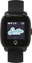 Spotter® GPS Tracker Horloge - Kinderen/Ouderen/Alzheimer/dementie - SOS-knop en belfunctie - Inclusief prepaid simkaart - Zwart - Nederlands merk