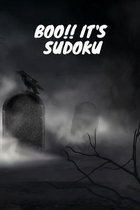 BOO!! It's Sudoku: Strategy Book - Puzzles- 6'' x 9'' in - Paperback - Gifts Under 10.00