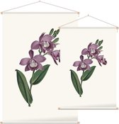 Orchidee Aquarel 1 (Orchid) - Foto op Textielposter - 120 x 180 cm