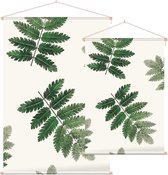 Bladpatroon 12 - Foto op Textielposter - 120 x 180 cm
