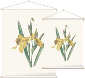 Gele Iris (Yellow Iris) - Foto op Textielposter - 120 x 160 cm