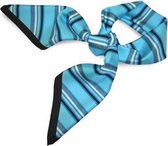We Love Ties - Sjaal turquoise streep