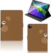 Case iPad Pro 11 (2020) Cover met Magneetsluiting Bear Brown