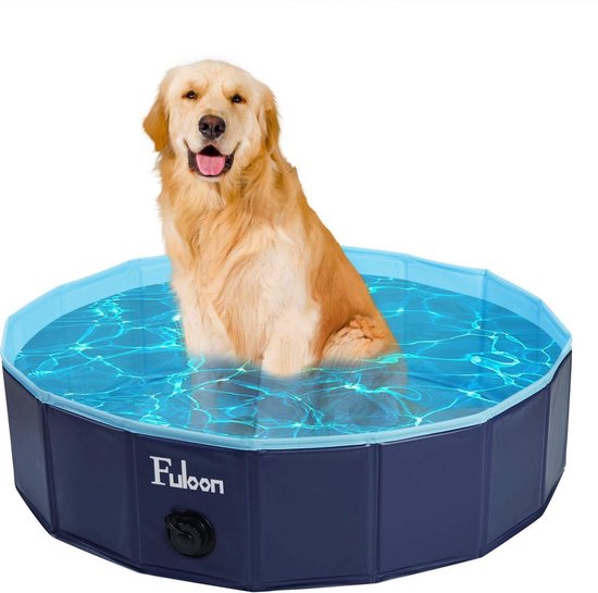 meester Helm schudden MyStud opvouwbaar hondenzwembad 160X30CM - EXTRA Stevig - Verkoeling voor  huisdieren -... | bol.com