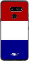 LG G8 ThinQ Hoesje Transparant TPU Case - Nederlandse vlag #ffffff