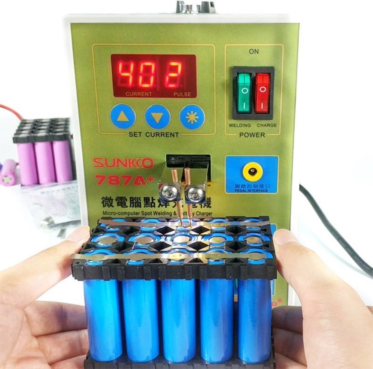 Let op type!! SUKKO LED Pulse batterij ter plaatse lasser + puntlassen  machine... | bol.com