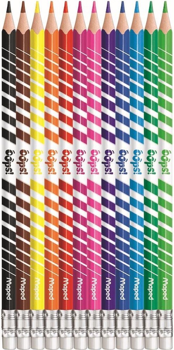 Maped Color'Peps Uitwisbare Kleurpotloden 12 Stuks