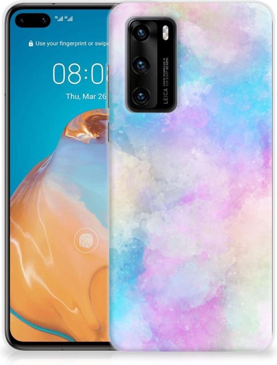 Hoesje maken Huawei P40 Watercolor Light