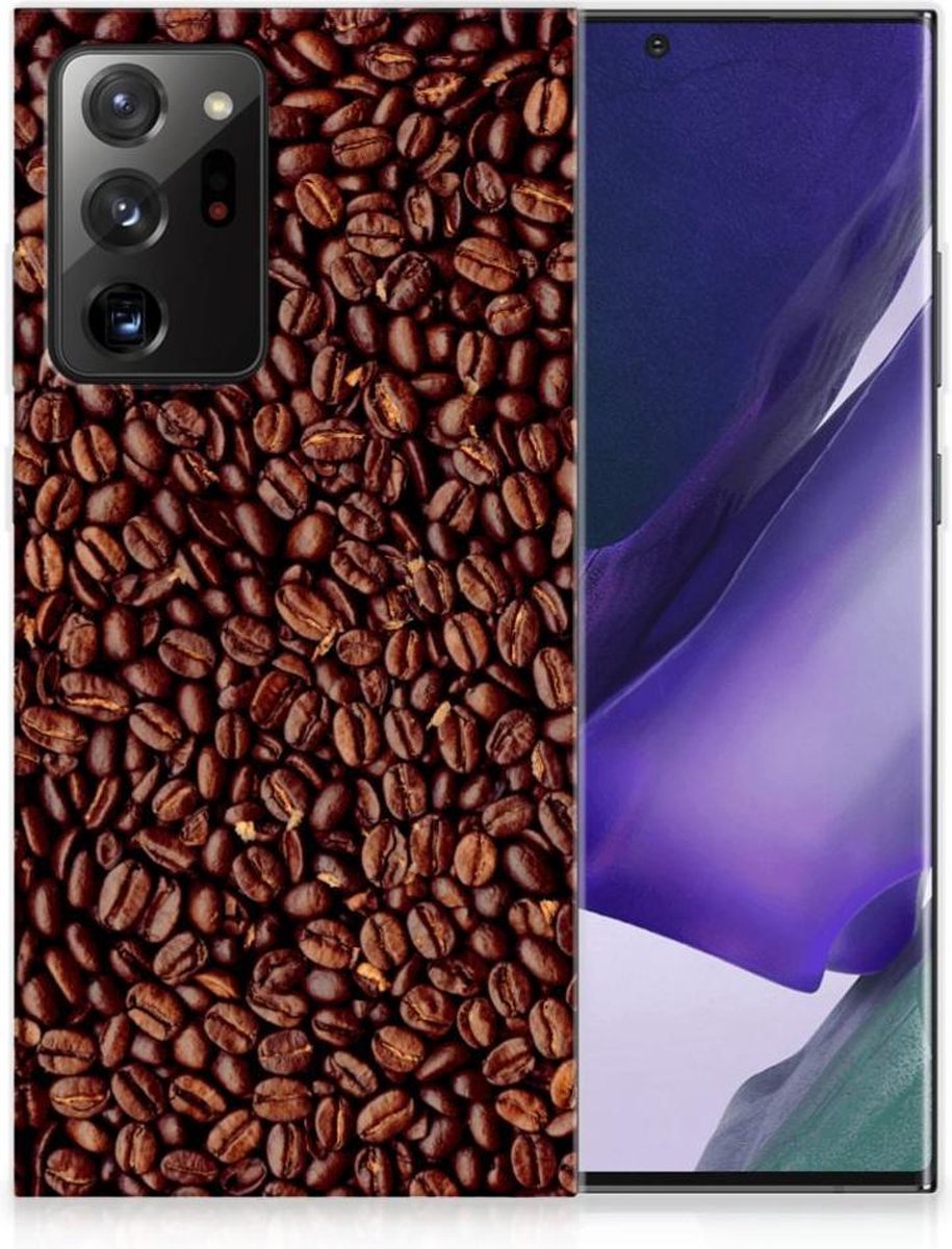 Samsung Galaxy Note20 Ultra Siliconen Case Koffiebonen