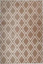 Modern laagpolig vloerkleed Monroe - Taupe 300 - 120x170 cm