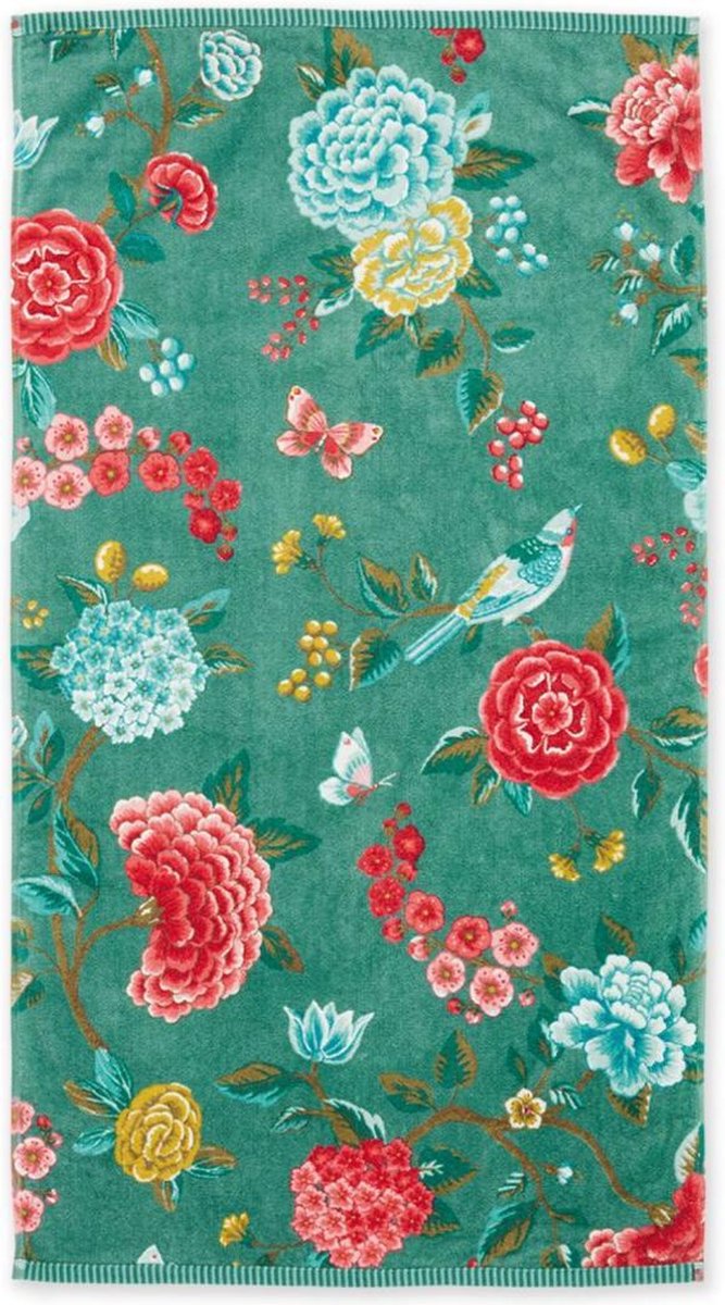 Pip Studio Badlaken Good Evening Green 70x140