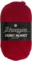 Scheepjes Chunky Monkey 100g - 1246 Cardinal - Rood