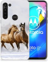 Smartphone hoesje Motorola Moto G8 Power TPU Case Paarden