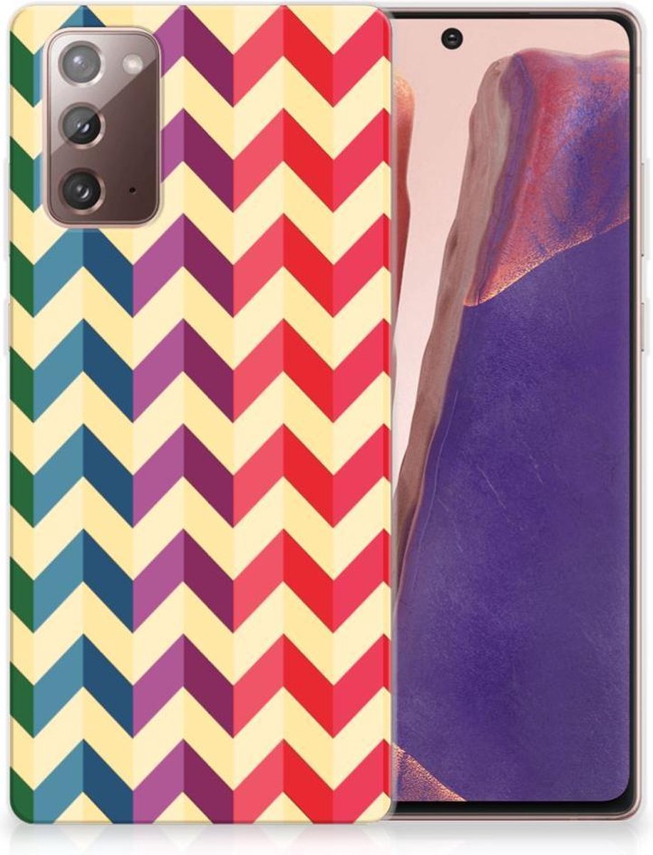 TPU Hoesje voor Samsung Note 20 TPU bumper Zigzag Multi Color