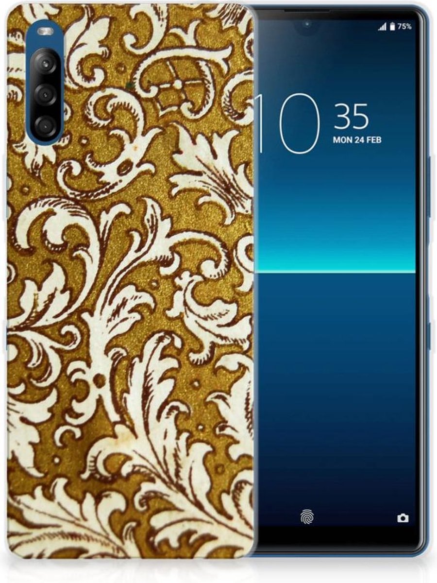 Siliconen Hoesje Sony Xperia L4 Barok Goud