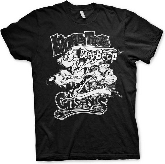 Foto: Looney tunes heren tshirt 2xl customs zwart