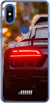 Xiaomi Mi Mix 3 Hoesje Transparant TPU Case - Audi R8 Back #ffffff