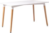 BAM-Meubel Eettafel Mason 120 cm Wit