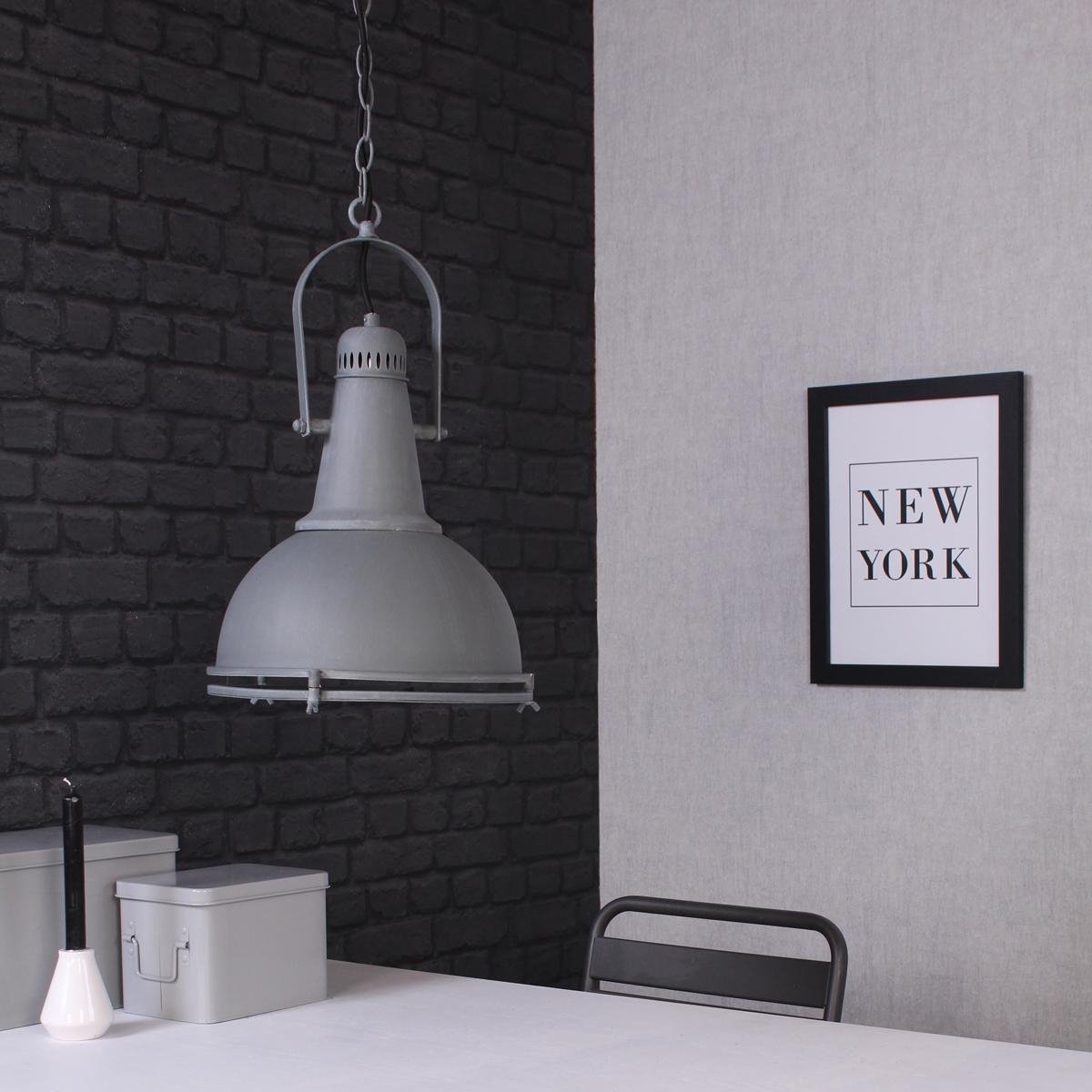 Lampe Suspension Mexlite Weimar Grijs Bol