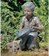 Decoratief Beeld - Bronzen Beeld: Simon - Kunststof - Bronzart - Multicolor - 23 X 38 Cm