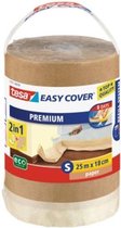 Tesa easy cover eco papier + afplakband papier navulling 25 m x 180 mm.