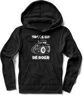 Hoodie dames, hoodie heren, trots op de boer, tractor, boeren zakdoek, tractor, capuchon, landbouw, boerderij