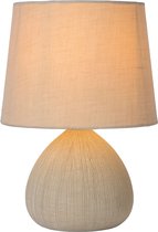 Lucide RAMZI - Tafellamp - Ø 18 cm - 1xE14 - Beige