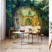 Peinture murale Jardin Tunnel | V4 - 254 cm x 184 cm | Polaire 130gr / m2