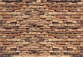 Fotobehang Stone Wall | XXL - 312cm x 219cm | 130g/m2 Vlies