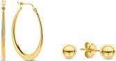 Parte Di Me Sorprendimi Dames oorringen/Giftset/Oorbellen/Oorknoppen Gouden plating/Zilver - Goud