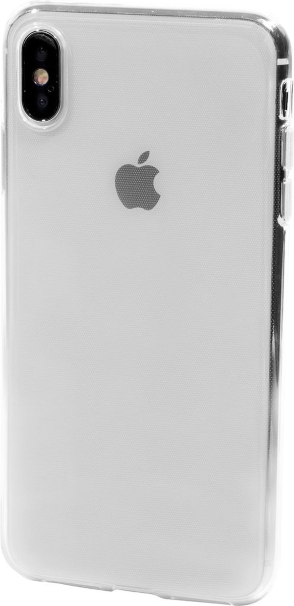 Mobiparts hoesje geschikt voor Apple iPhone XS Max - Zacht TPU - Schokabsorberend TPU - Grip Coating - Transparant