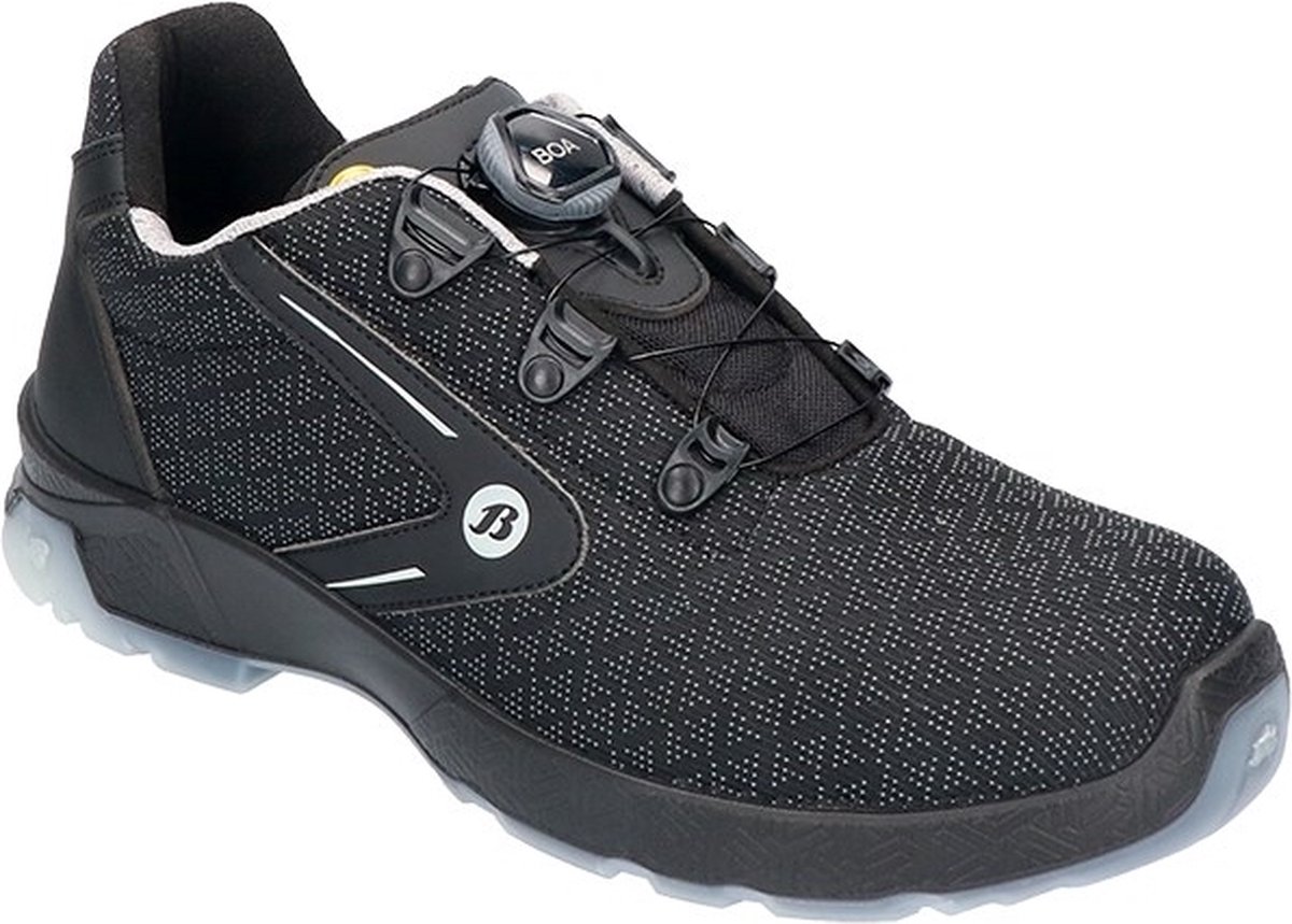 Bata Summ Seven S3 ESD Low Veiligheidsschoenen - Ultralichte Bescherming - Zwart/Grijs, Maat 41