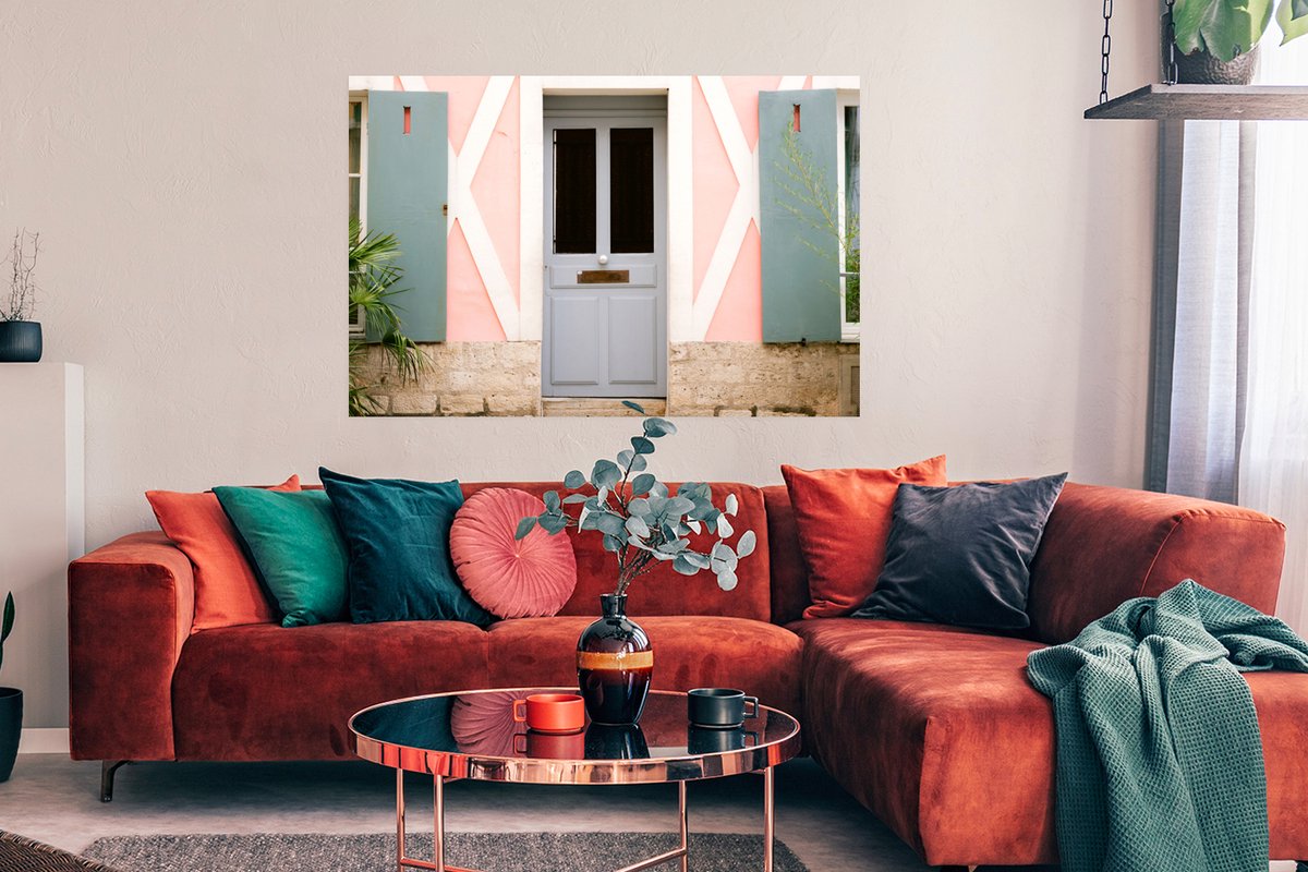 Roze - Deur - Architectuur - Huis