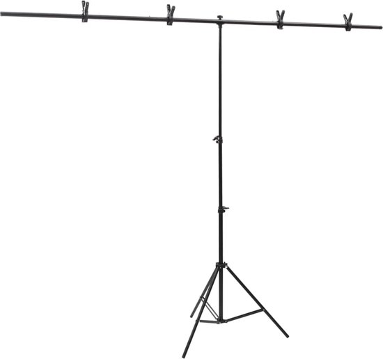 Fotostudioset met 3 katoenen achtergronden en frame 3x3 m kopen