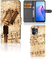 OPPO Reno8 Telefoonhoesje met foto Bladmuziek