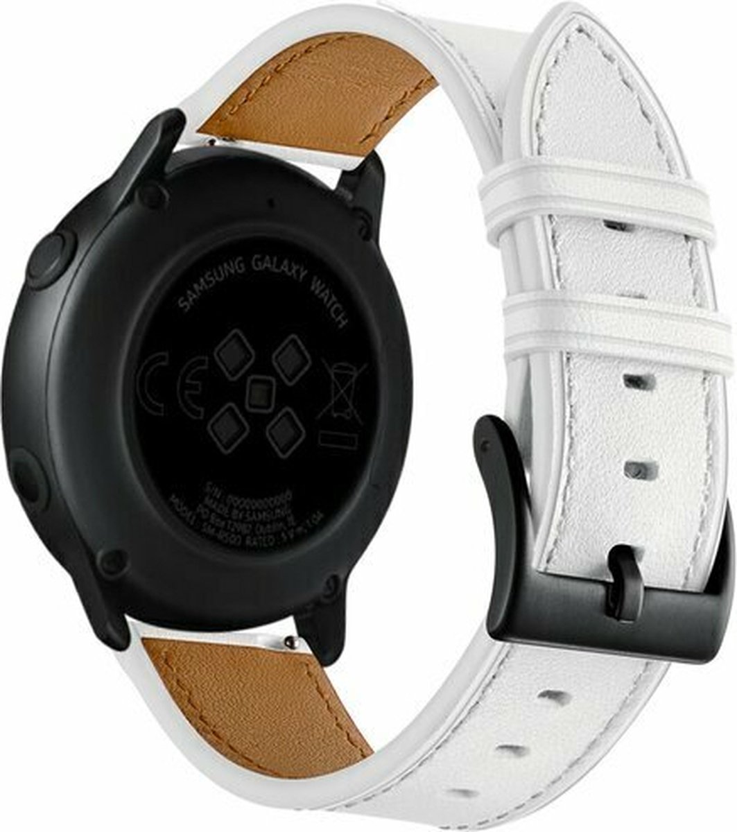 By Qubix Garmin Forerunner 255 - Bracelet cuir Luxe - Marron clair - cuir