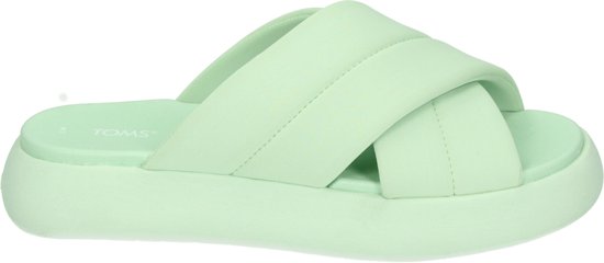 TOMS Shoes ALPARGATA MALLOW CROSSOVER - Dames slippers - Kleur: Groen - Maat: 37.5