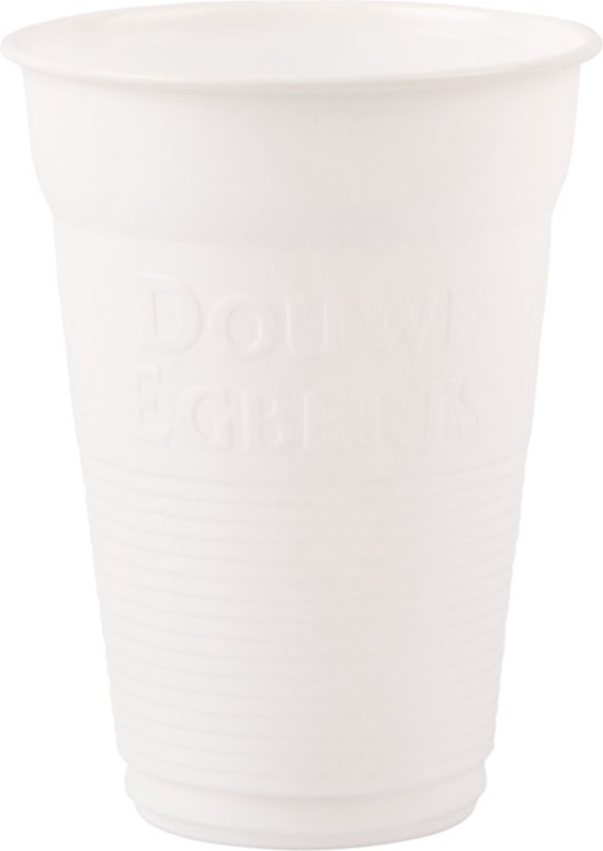 Papstar Plastic bekers/wegwerpbekers 0,2 l transparant (40 stuks) 6,8 cm hoogte 9,8 cm van polystyreen, stabiele, splintervrije en onbreekbare wegwerpbekers met vulstreep, #16135
