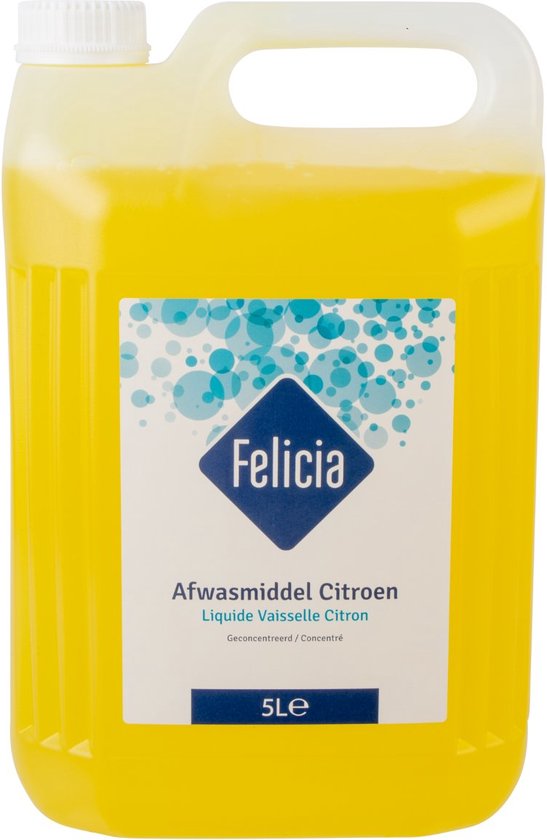 Felicia Handafwasmiddel citroen - Fles 5 liter