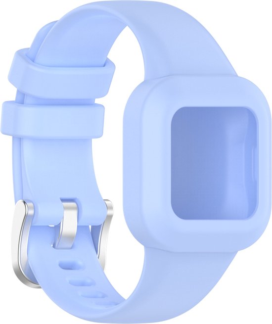 By Qubix Siliconen uni - Bleu pastel - Garmin Vivofit Junior 3