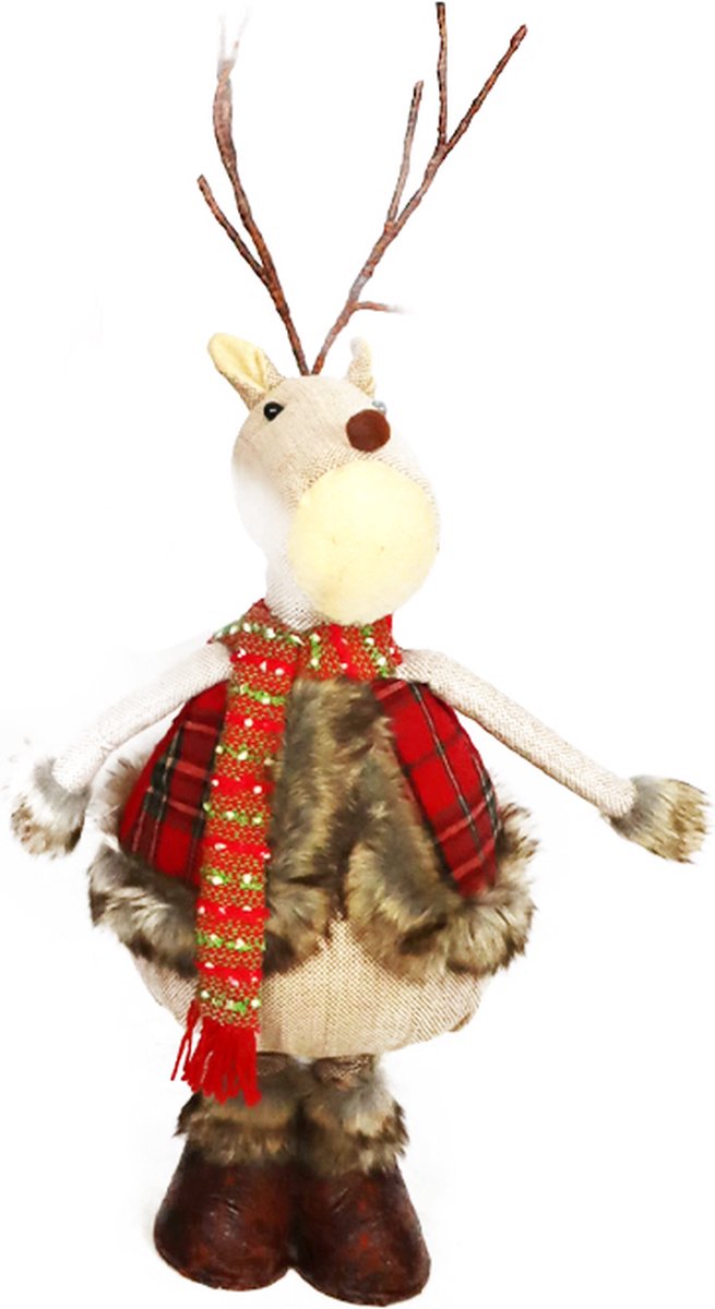 DKNC - Rendier Rudolf - Stof - 50x24x85cm - Multi