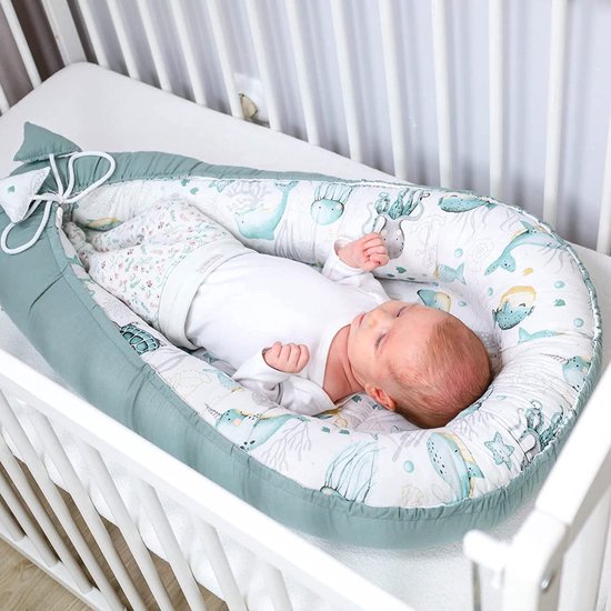 Nacelle Bébé Cocoon Bumper 100% Coton Anti-allergique - Nid Bébé \ Nid Chaud Bébé