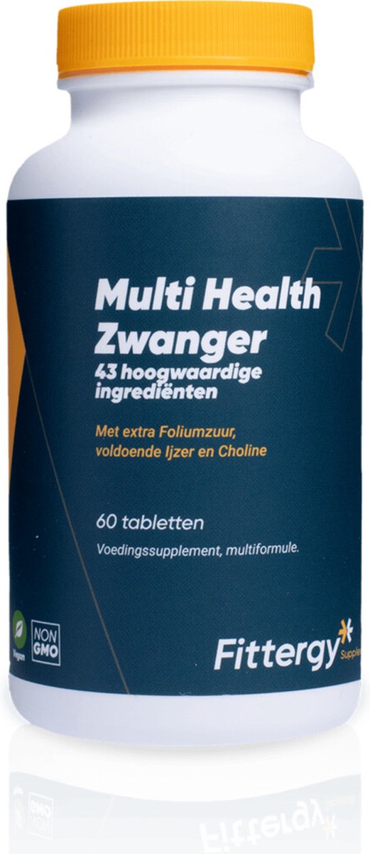 Fittergy Supplements Multi Health Zwanger 60 tabletten