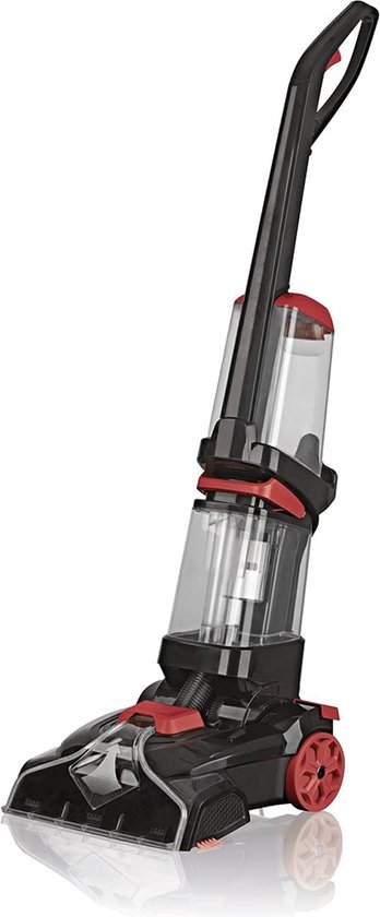 CLEANmaxx tapijtreiniger AquaStream | 3-in-1: wassen, reinigen, opzuigen | Nat- en droogzuiger met trilborstels en zijborstels | Was- en droogzuiger in één – voor een schoon resultaat op vrijwel elk tapijt