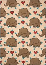 Vloerkleed olifant Bambini - crème/bruin 140x200 cm